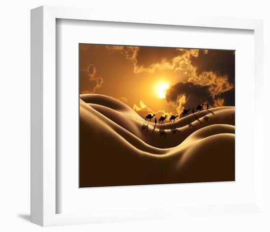 Camel Back Dream-Richard Desmarais-Framed Art Print