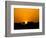 Camel Caravan Silhouette at Dawn, Silk Road, China-Keren Su-Framed Photographic Print