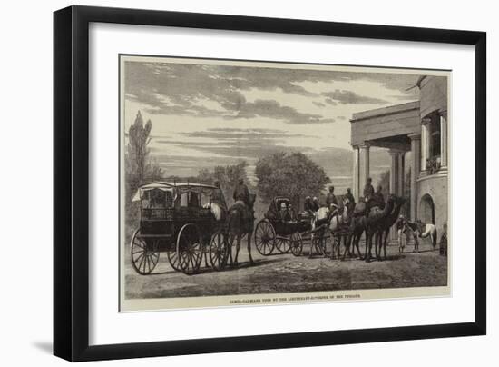 Camel-Carriage Used by the Lieutenant-Governor of the Punjaub-null-Framed Giclee Print