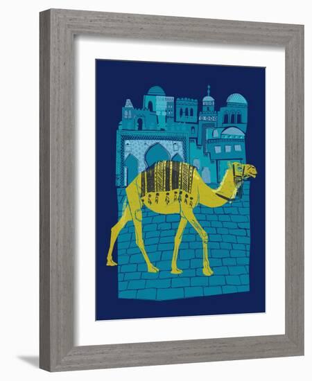 Camel Fes-null-Framed Giclee Print