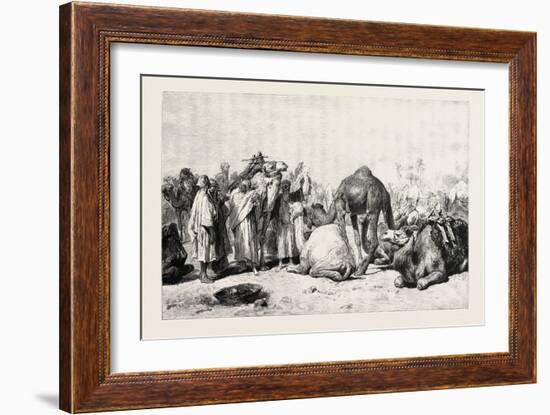 Camel Market, Egypt, 1879-null-Framed Giclee Print