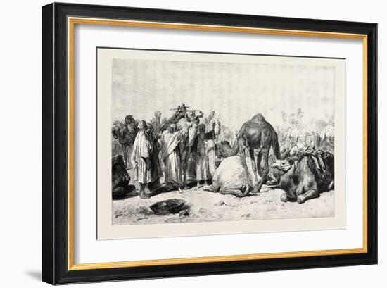 Camel Market, Egypt, 1879-null-Framed Giclee Print