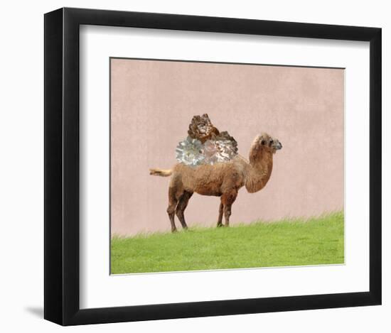 Camel on Pink-Brooke T. Ryan-Framed Art Print