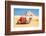 Camel Resting by the Pyramids, Giza, Egypt-Richard Silver-Framed Photographic Print