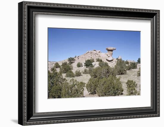 Camel Rock, Near Santa Fe, New Mexico, USA-Walter Rawlings-Framed Photographic Print