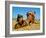 Camel Sleeping during a Desert Safari Pause-paul prescott-Framed Photographic Print