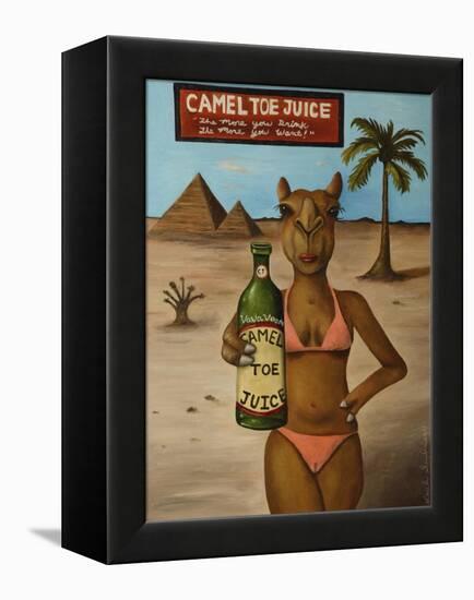 Camel Toe Juice-Leah Saulnier-Framed Premier Image Canvas