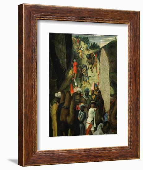 Camel Train, from Adoration of the Magi (Detail)-Andrea Mantegna-Framed Giclee Print