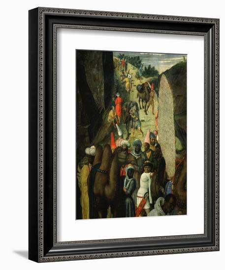 Camel Train, from Adoration of the Magi (Detail)-Andrea Mantegna-Framed Giclee Print