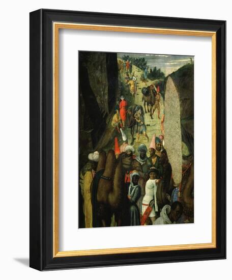 Camel Train, from Adoration of the Magi (Detail)-Andrea Mantegna-Framed Giclee Print