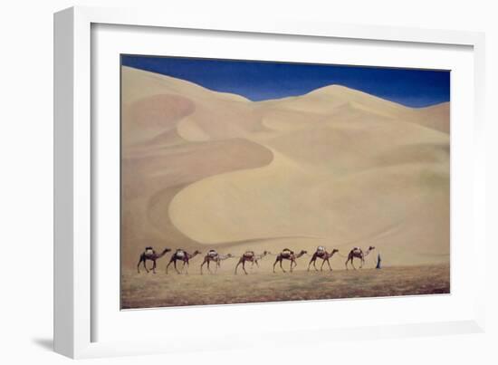 Camel Train-Tilly Willis-Framed Giclee Print