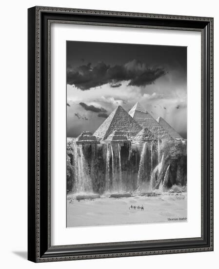 Camel Wash Station-Thomas Barbey-Framed Giclee Print