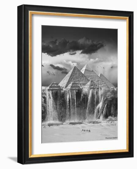 Camel Wash Station-Thomas Barbey-Framed Giclee Print