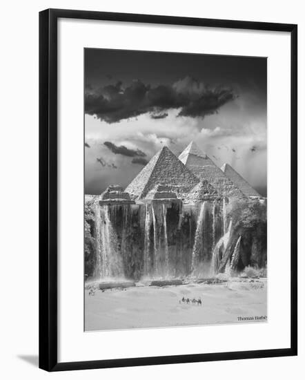 Camel Wash Station-Thomas Barbey-Framed Giclee Print