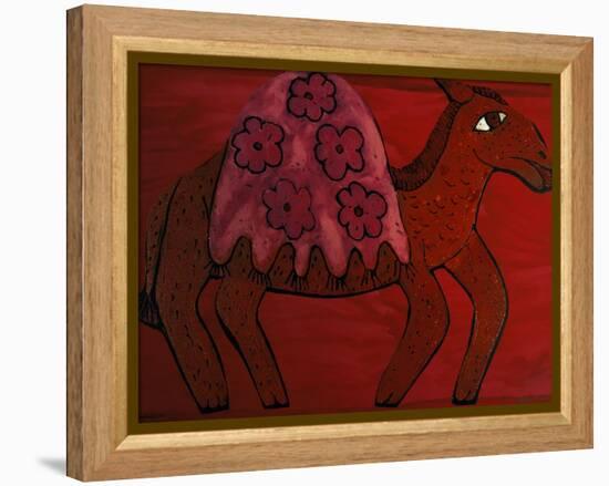 Camel-Leslie Xuereb-Framed Premier Image Canvas