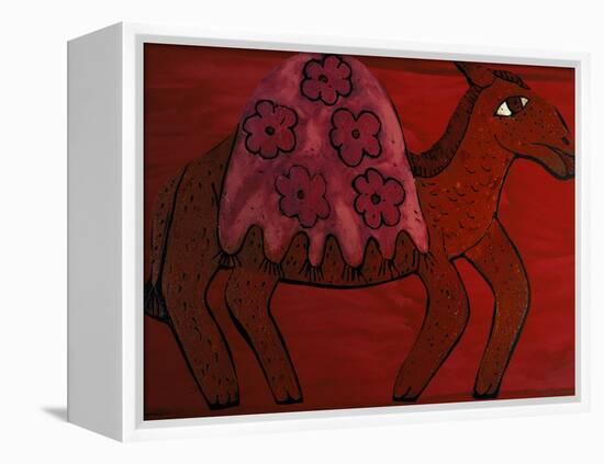 Camel-Leslie Xuereb-Framed Premier Image Canvas