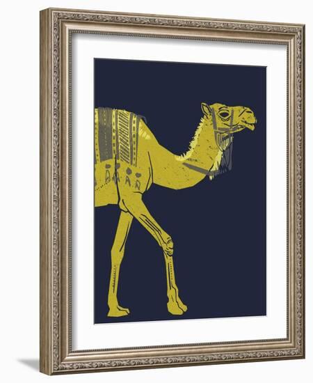 Camel-null-Framed Giclee Print