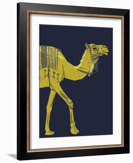 Camel-null-Framed Giclee Print