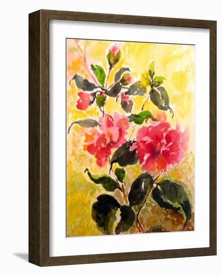 Camelias-Mary Smith-Framed Giclee Print