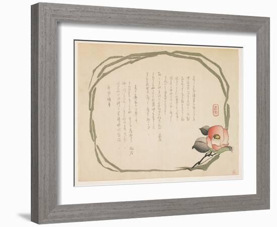 Camellia, January 1860-Kasai-Framed Giclee Print