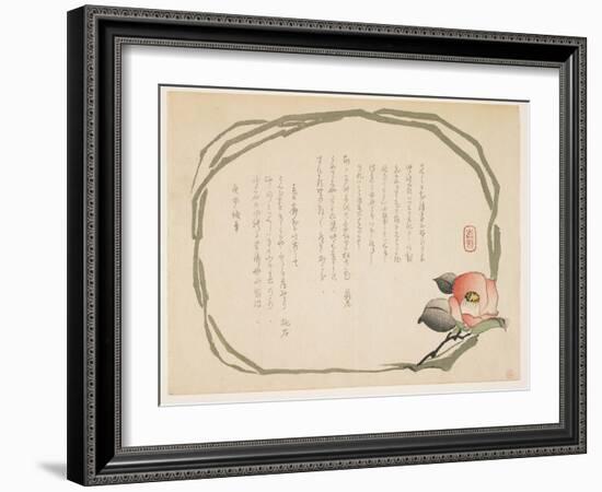 Camellia, January 1860-Kasai-Framed Giclee Print