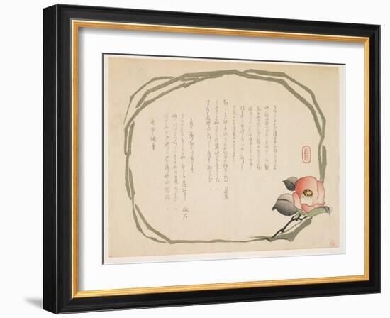 Camellia, January 1860-Kasai-Framed Giclee Print