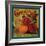 Camellia Orange Label - Redlands, CA-Lantern Press-Framed Art Print