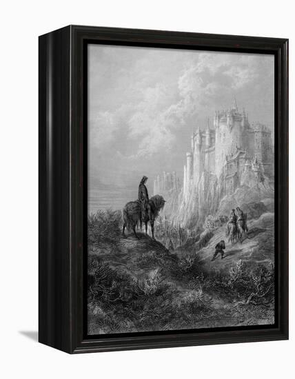 Camelot, Illustration from 'Idylls of the King' by Alfred Tennyson (Litho)-Gustave Doré-Framed Premier Image Canvas