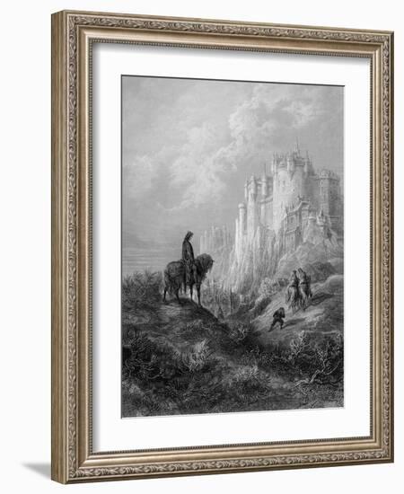 Camelot, Illustration from 'Idylls of the King' by Alfred Tennyson (Litho)-Gustave Doré-Framed Giclee Print