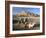 Camels by Riverbank with Kasbah Ait Benhaddou, Unesco World Heritage Site, in Background, Morocco-Lee Frost-Framed Photographic Print