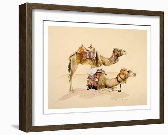 Camels from Petra, 2007-Alison Cooper-Framed Giclee Print