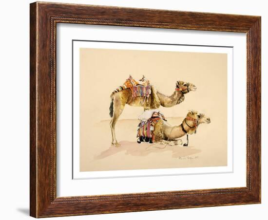 Camels from Petra, 2007-Alison Cooper-Framed Giclee Print