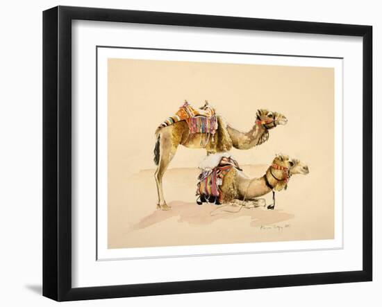 Camels from Petra, 2007-Alison Cooper-Framed Giclee Print