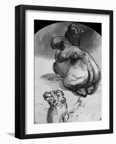 Camels-Rembrandt van Rijn-Framed Giclee Print