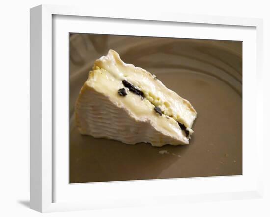 Camembert Cheese Stuffed with Truffles at La Truffe De Ventoux Truffle Farm, Vaucluse, Rhone-Per Karlsson-Framed Photographic Print