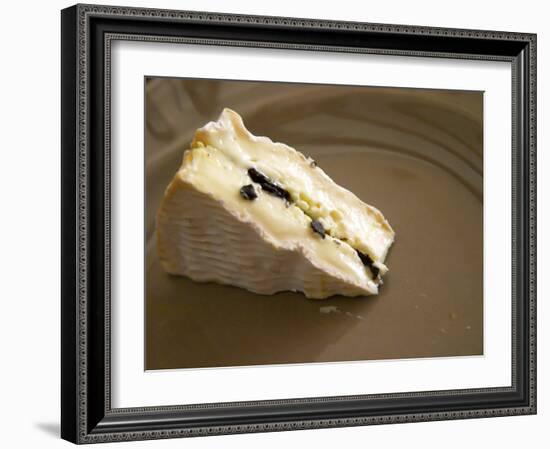 Camembert Cheese Stuffed with Truffles at La Truffe De Ventoux Truffle Farm, Vaucluse, Rhone-Per Karlsson-Framed Photographic Print