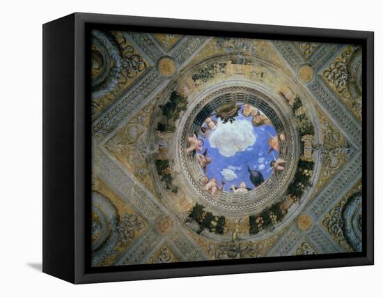 Camera Degli Sposi: Ceiling Oculus-Andrea Mantegna-Framed Premier Image Canvas