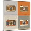 Camera Icons-YasnaTen-Mounted Art Print