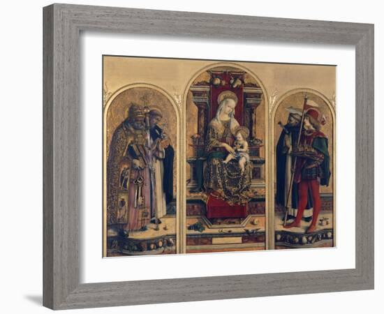 Camerino Polyptych-Carlo Crivelli-Framed Giclee Print