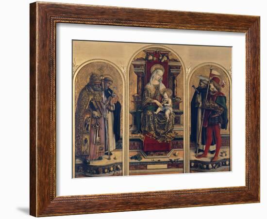 Camerino Polyptych-Carlo Crivelli-Framed Giclee Print