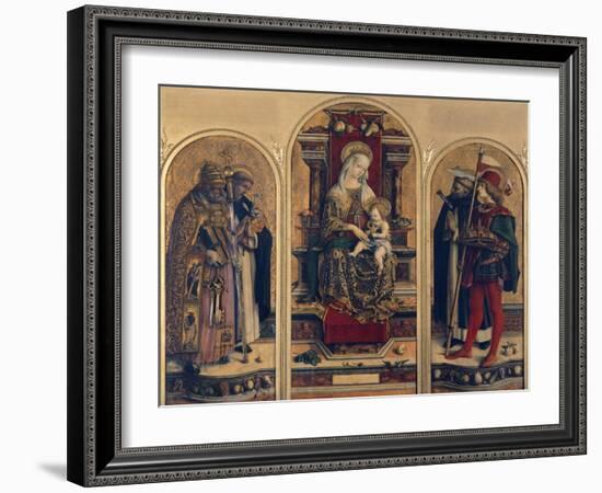 Camerino Polyptych-Carlo Crivelli-Framed Giclee Print