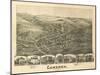 Cameron, West Virginia - Panoramic Map-Lantern Press-Mounted Art Print