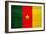 Cameroon Flag Design with Wood Patterning - Flags of the World Series-Philippe Hugonnard-Framed Art Print