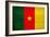 Cameroon Flag Design with Wood Patterning - Flags of the World Series-Philippe Hugonnard-Framed Premium Giclee Print