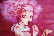 Cotton Candy Curly Cue-Camilla D'Errico-Art Print
