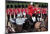 Camilla, Duchess of Cornwall and Catherine, Duchess of Cambridge at Queen's Annual Birthday Parade-null-Mounted Art Print