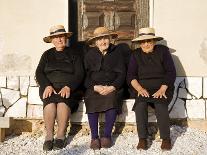 Alentejo, Estremoz, Three Elderly Portuguese Ladies Near in Alentejo Region, Portugal-Camilla Watson-Photographic Print