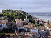 Lisbon, the Castelo Sao Jorge in Lisbon with the Rio Tejo in the Background, Portugal-Camilla Watson-Photographic Print