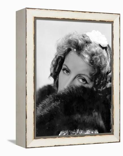 Camille by George Cukor, based on a novel by Alexandre Dumas son, with Greta Garbo, 1937 (b/w photo-null-Framed Stretched Canvas