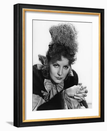 Camille by George Cukor, based on a novel by Alexandre Dumas son, with Greta Garbo, 1937 (b/w photo-null-Framed Photo